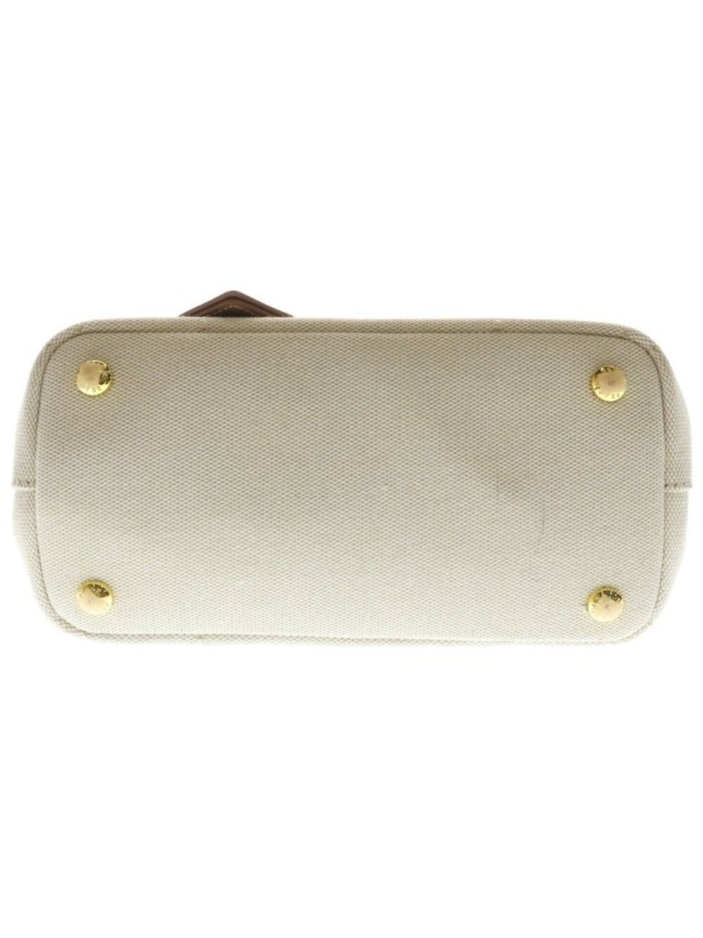 Prada Jardinier Linen Blend Mini 2-Way Shoulder Bag Natural - Picture 4 of 8